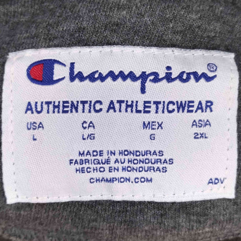 チャンピオン Champion 90S ロゴ刺繍 プルオーバーパーカー メンズ  L